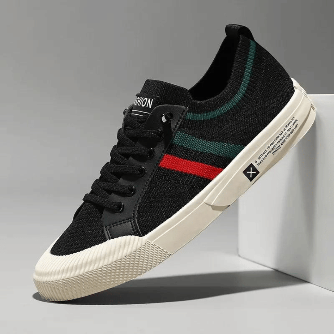 Milan Stripe Knit Sneakers