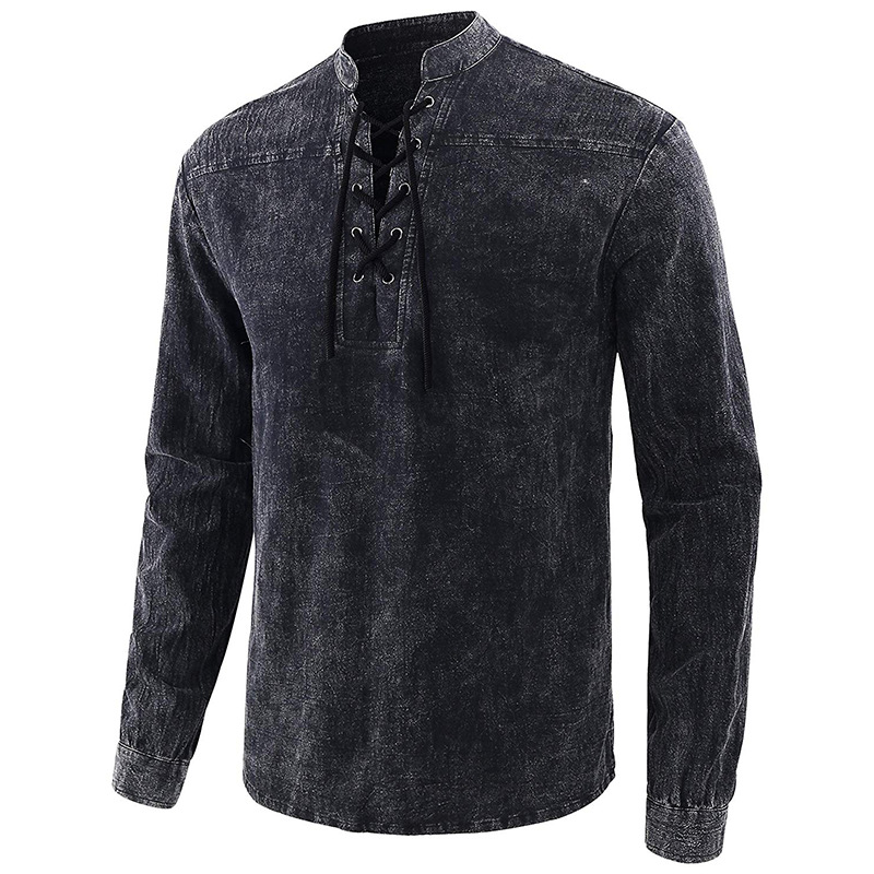 Ethan Medieval Lace-Up Tunic