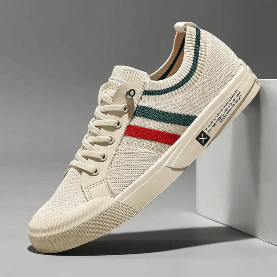 Milan Stripe Knit Sneakers