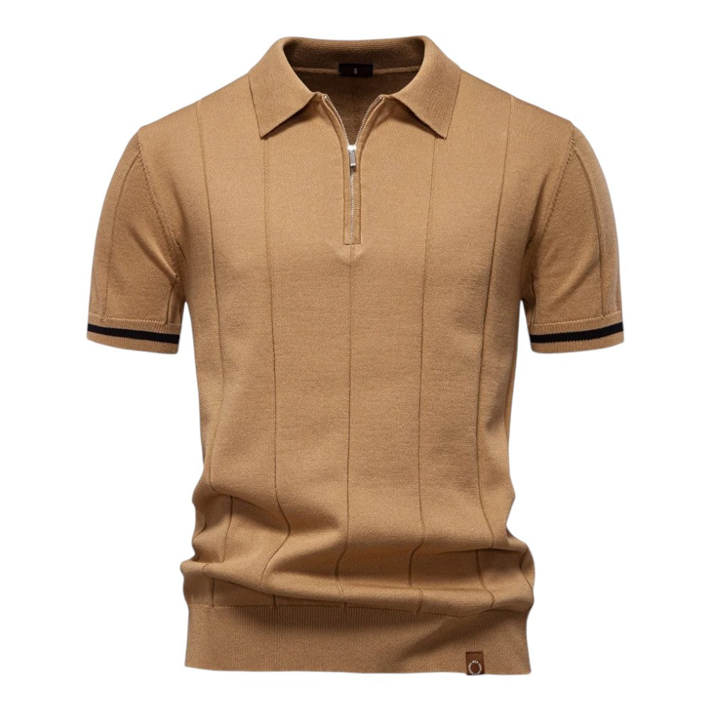 Dante Knit Zip Polo