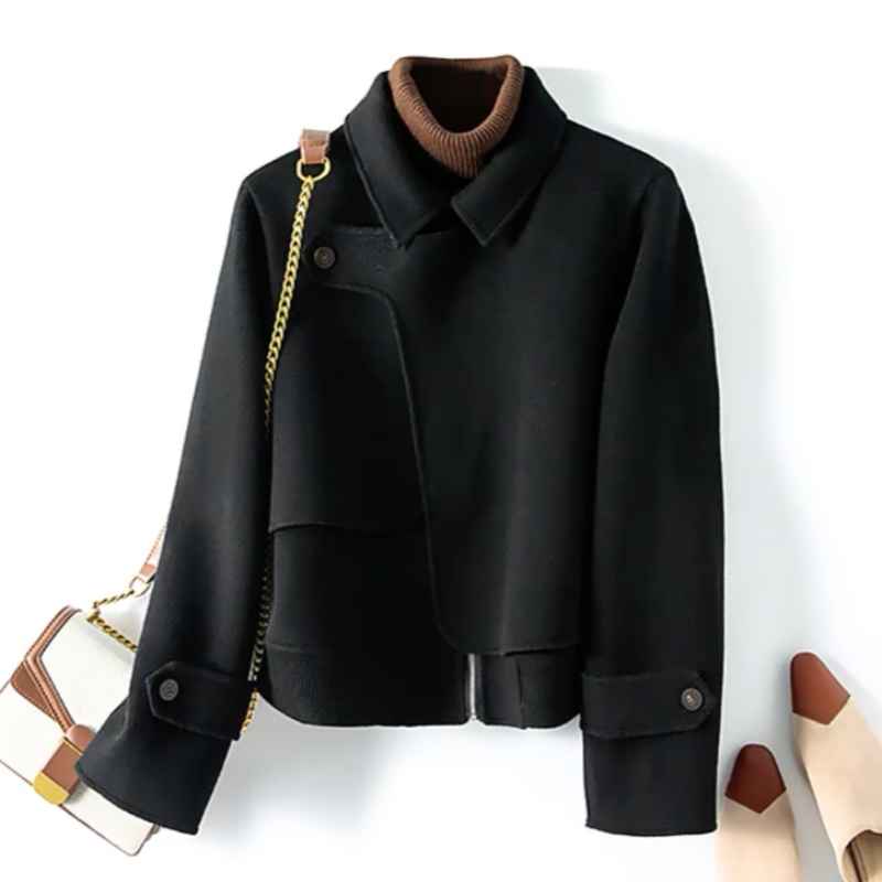 Noria Asymmetrical Wool Jacket