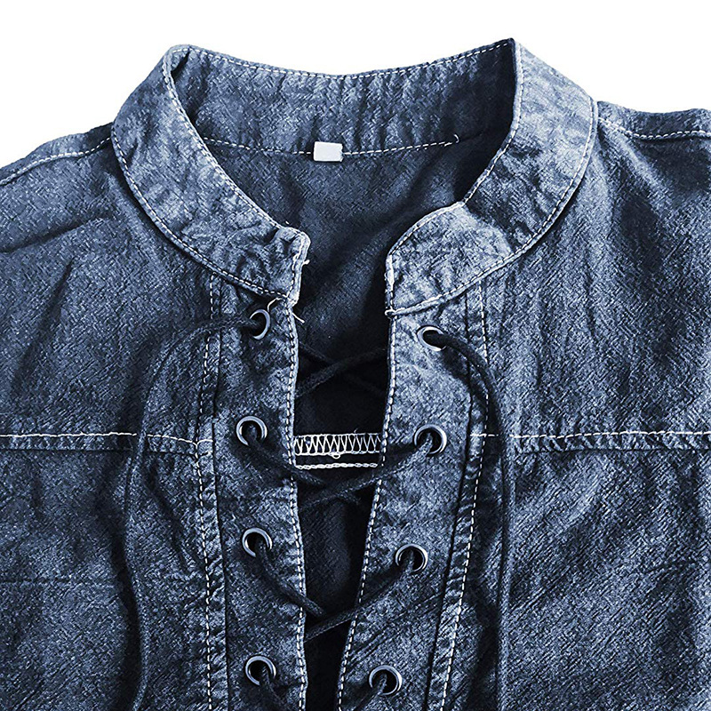 Ethan Medieval Lace-Up Tunic