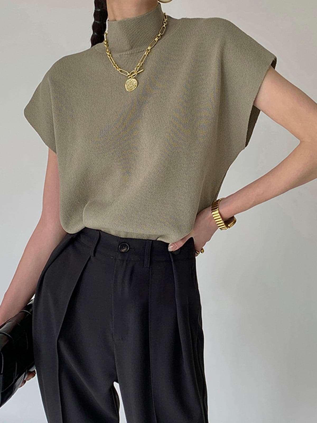 Livia Tricot Knit Vest