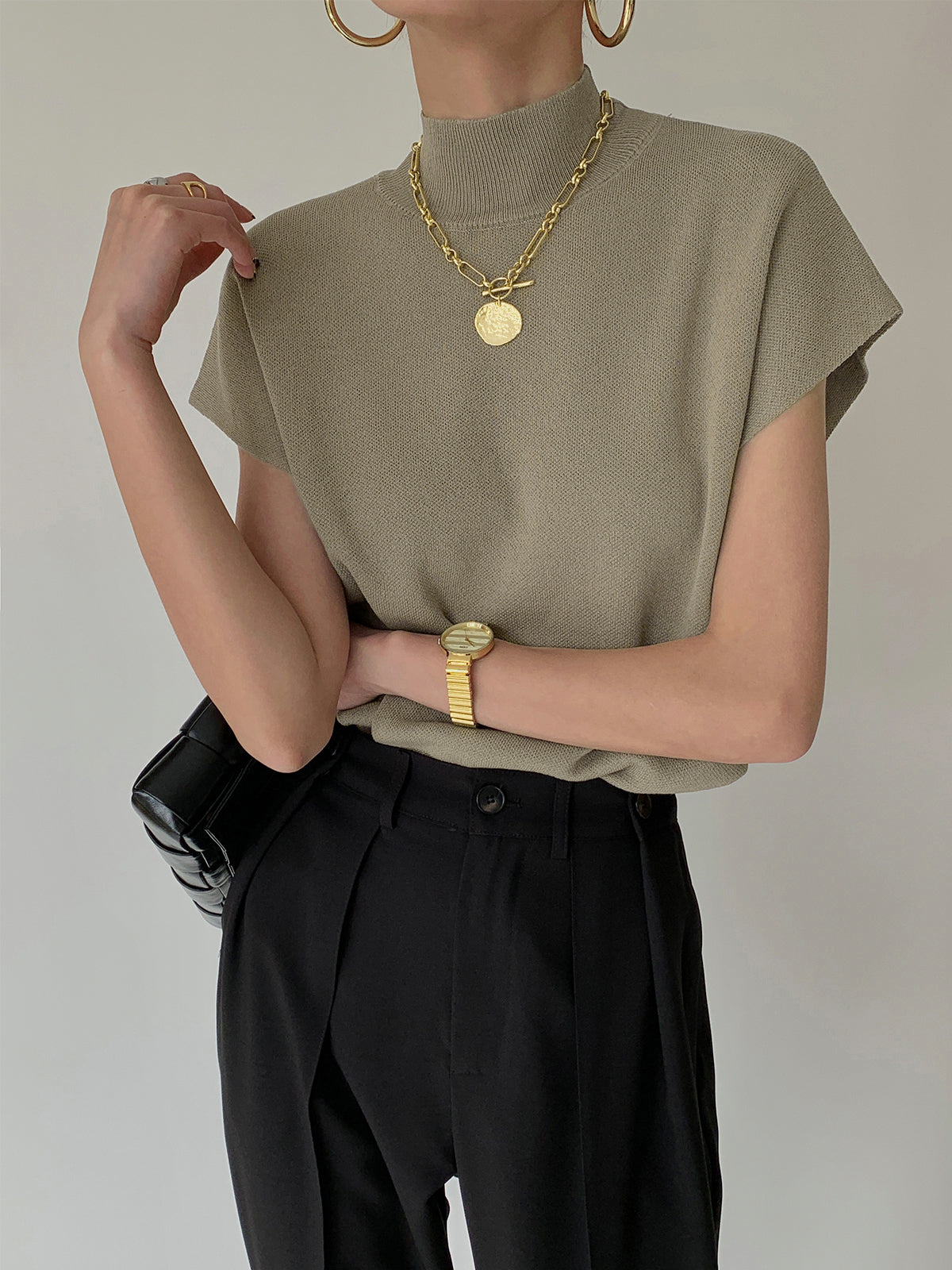 Livia Tricot Knit Vest