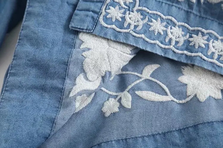 Brigitte Denim Cardigan