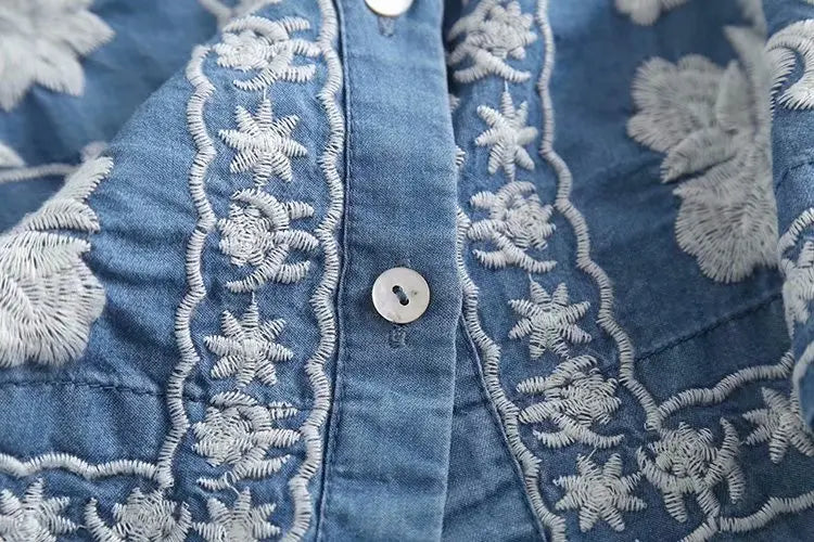 Brigitte Denim Cardigan