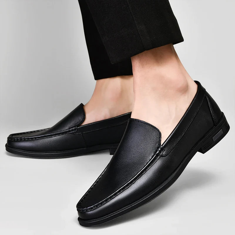 Massimo Luxe Leather Loafers