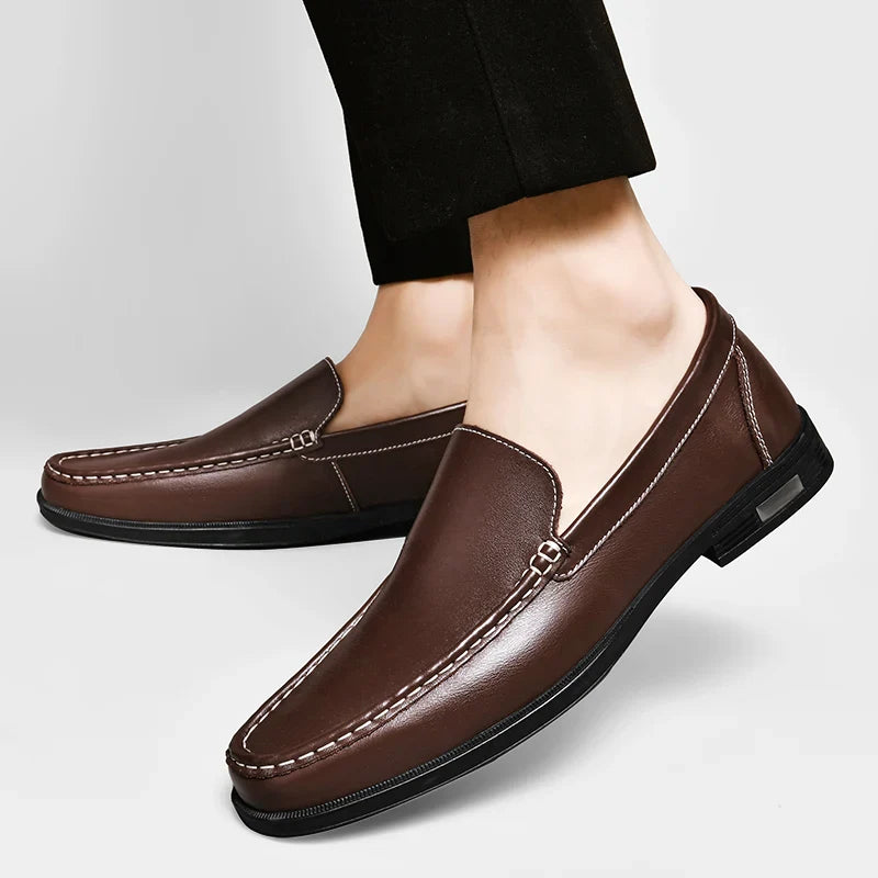 Massimo Luxe Leather Loafers