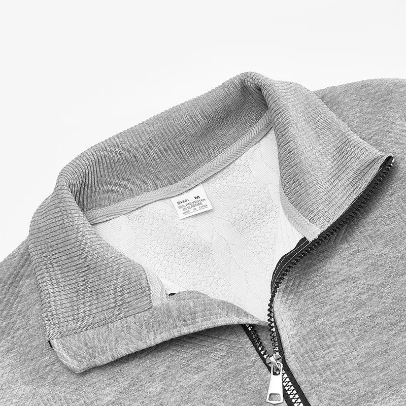 Knitted Comfort Zip-Up Sweater