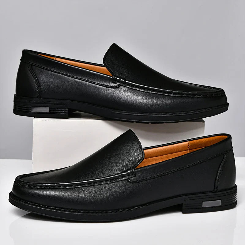 Massimo Luxe Leather Loafers