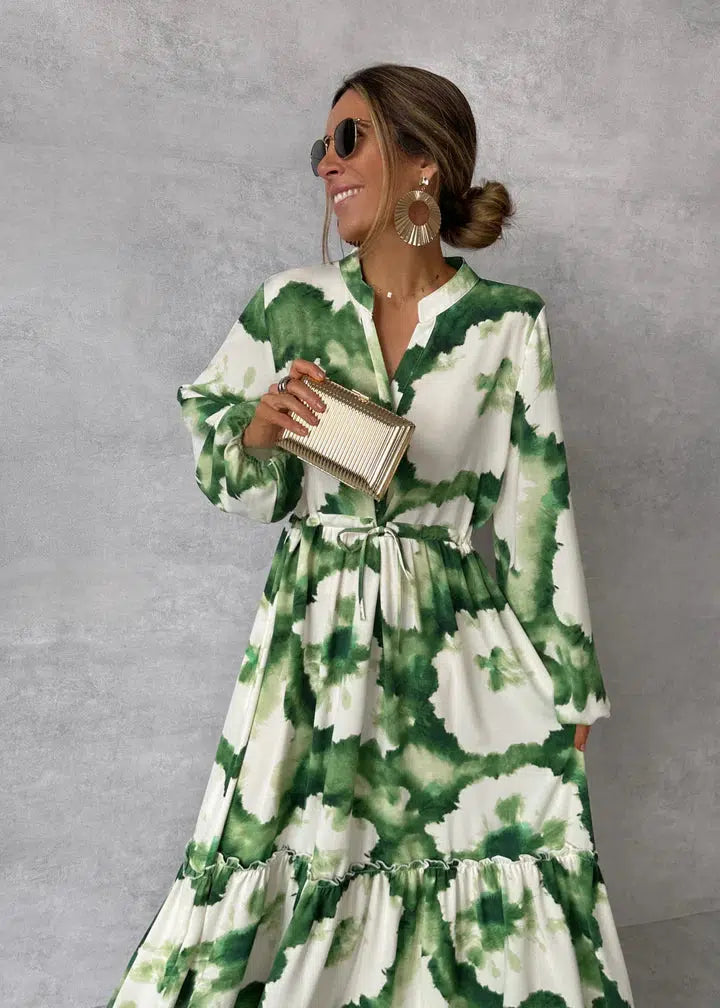 Selena V-Neck Maxi Dress