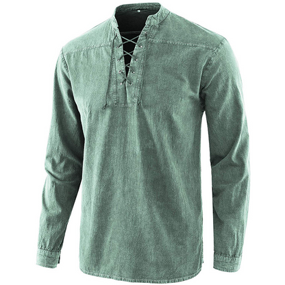 Ethan Medieval Lace-Up Tunic