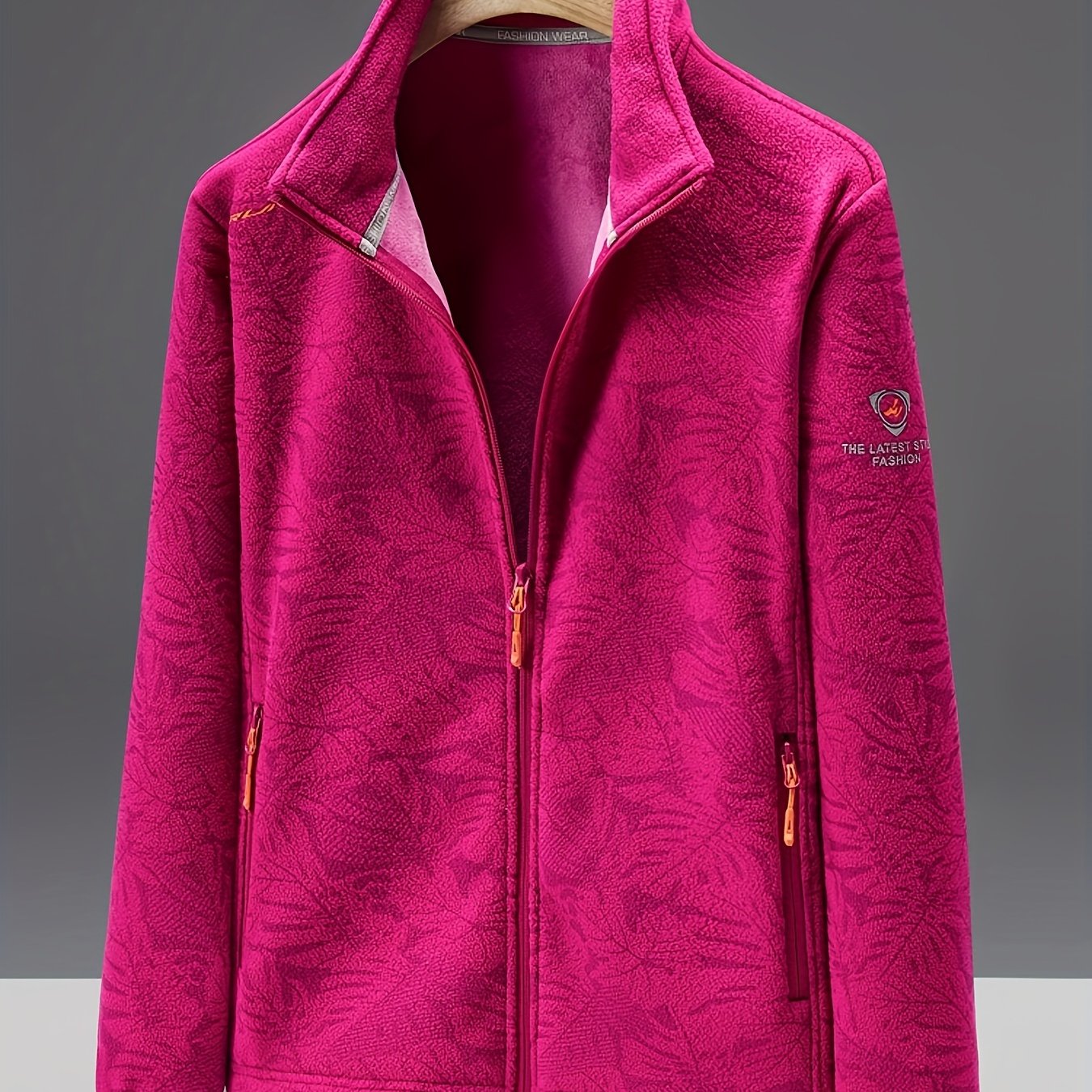 Ember Fleece Mock-Neck Jacket