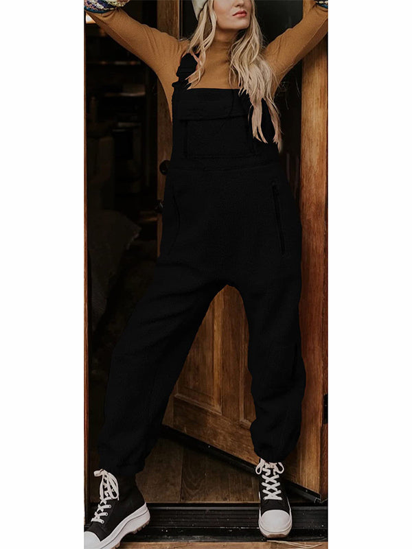 Lark Fleece Utility Overalls