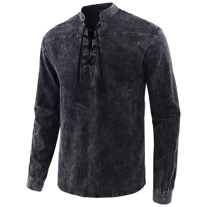 Ethan Medieval Lace-Up Tunic