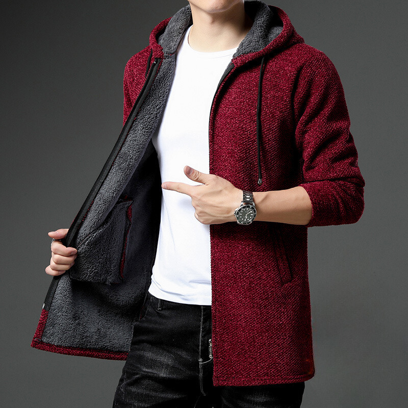 Henry Knit Cotton Hoodie
