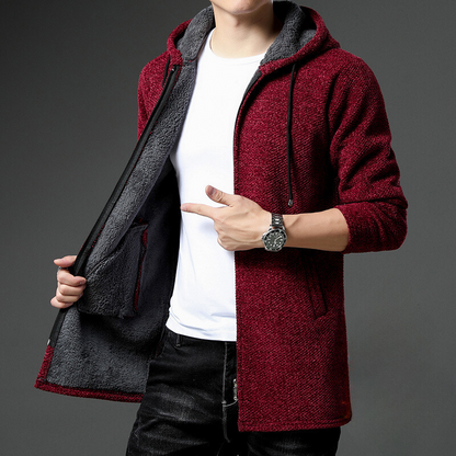 Henry Knit Cotton Hoodie