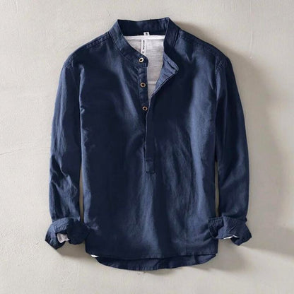Dario Casual Grandad Shirt