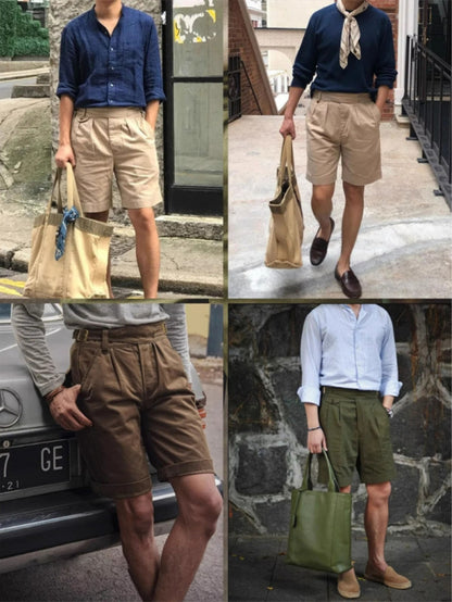 Canyon Pleat Shorts