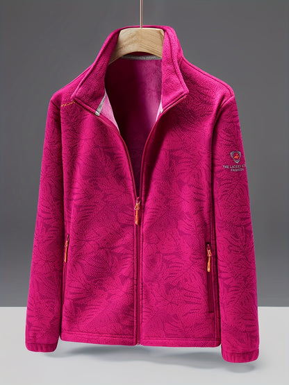 Ember Fleece Mock-Neck Jacket