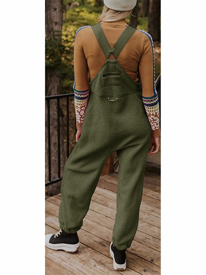 Lark Fleece Utility Overalls