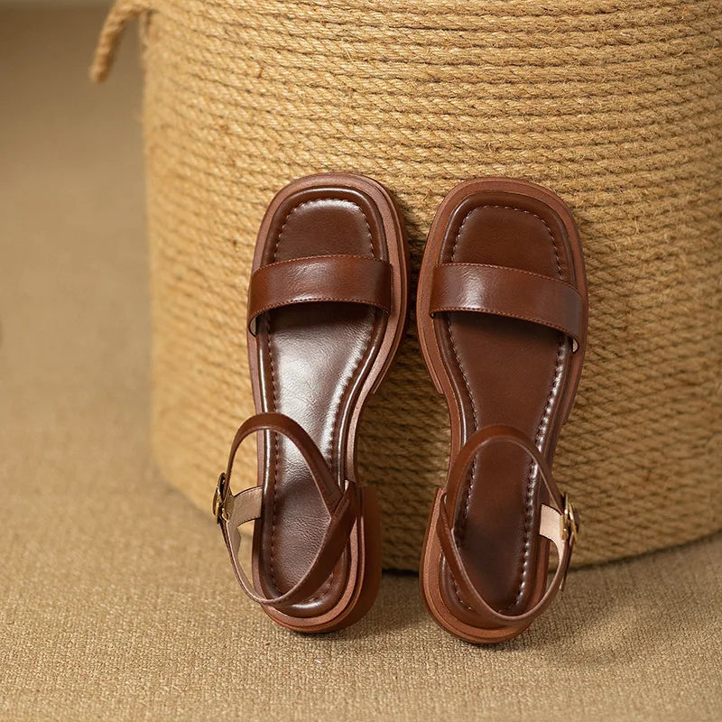 Aria Low Heel Sandals