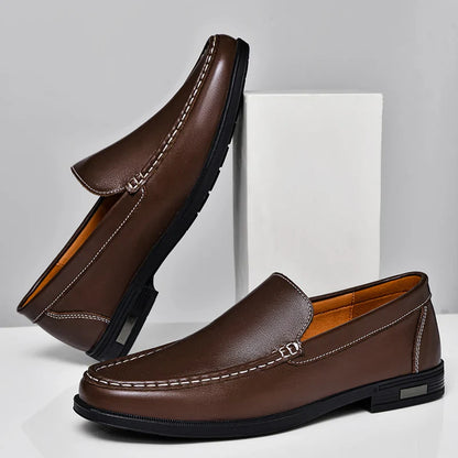 Massimo Luxe Leather Loafers