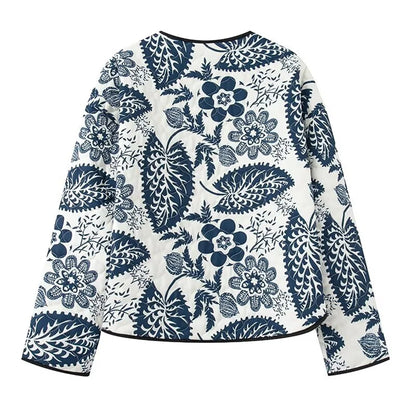 Celeste Botanical Print Jacket