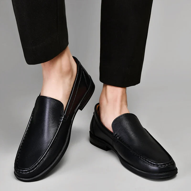 Massimo Luxe Leather Loafers