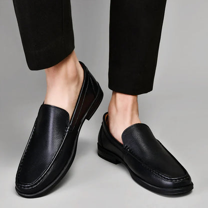 Massimo Luxe Leather Loafers