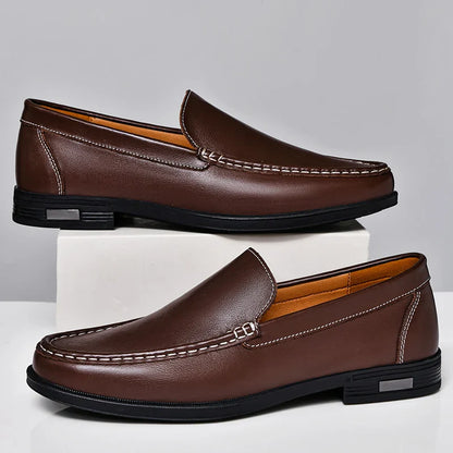 Massimo Luxe Leather Loafers