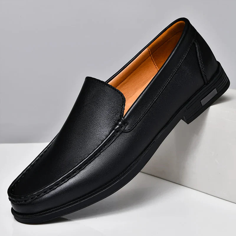 Massimo Luxe Leather Loafers