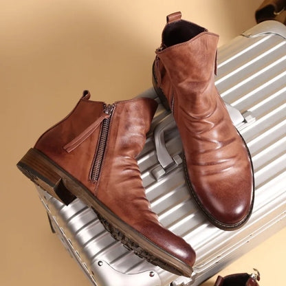 Annibale Leather Chelsea Boots
