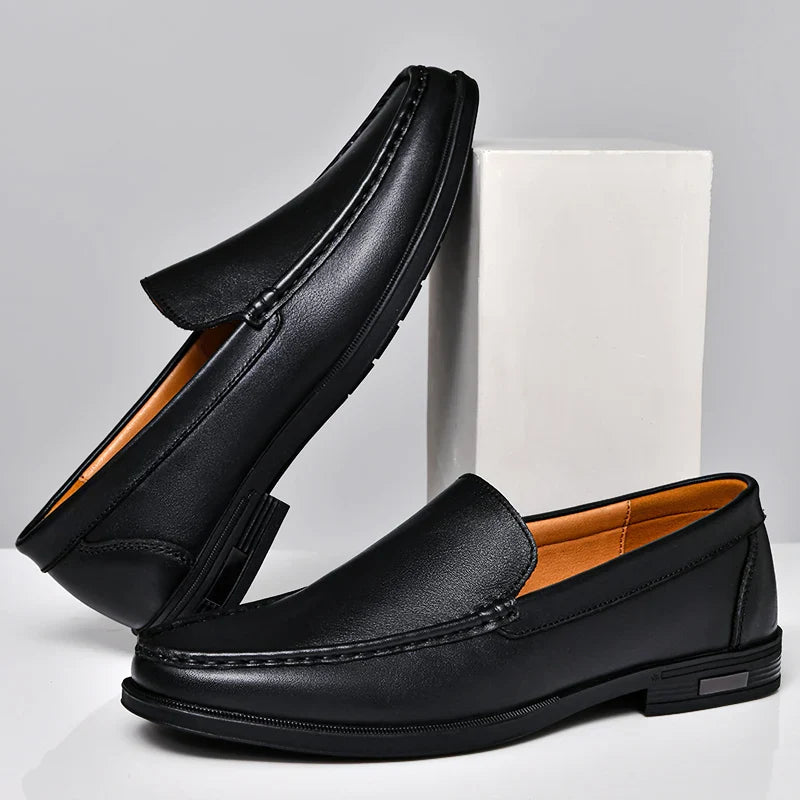Massimo Luxe Leather Loafers