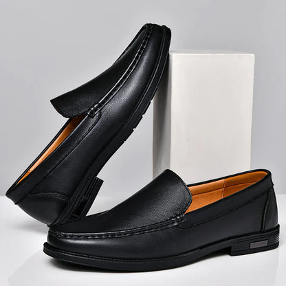 Massimo Luxe Leather Loafers