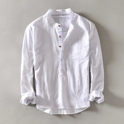 Dario Casual Grandad Shirt
