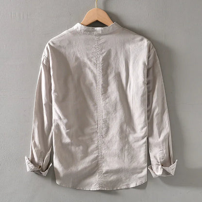 Dario Casual Grandad Shirt
