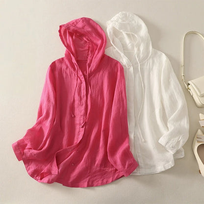 Noa Linen Hoodie
