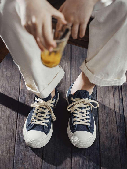Nolan Retro Denim Sneakers
