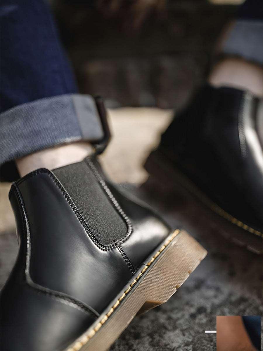 Rowan Gloss Chelsea Boots
