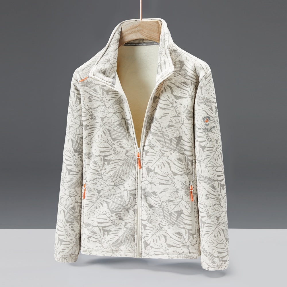 Ember Fleece Mock-Neck Jacket