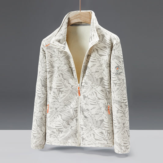 Ember Fleece Mock-Neck Jacket