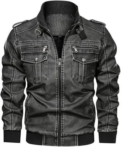 Dawson Leather Motorcycle Jacket